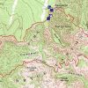 Mapa topograficzna pętli Fairyland Mapa topograficzna pętli Fairyland